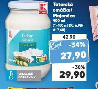 Kaufland Tatarská omáčka / majonéza nabídka