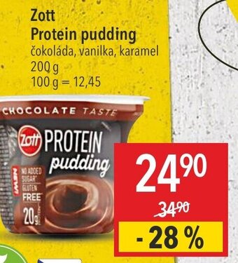Globus Zott Protein pudding nabídka