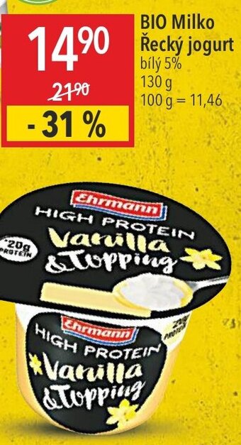 Globus BIO Milko Řecký jogurt bílý 5% nabídka