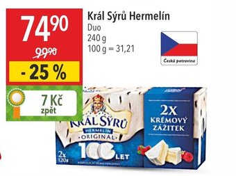 Globus Král Sýrů Hermelín nabídka