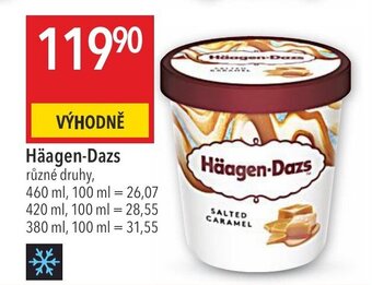 Globus Häagen-Dazs různé druhy nabídka