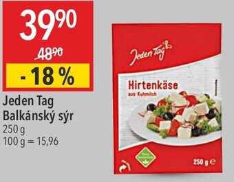 Globus Jeden Tag Balkánský sýr 250 g nabídka