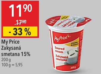 Globus My Price Zakysaná Smetana 15% nabídka