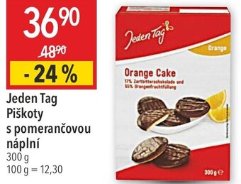 Globus Jeden Tag Piškoty s pomerančovou náplní nabídka