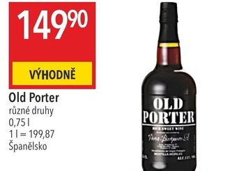 Globus Old Porter nabídka