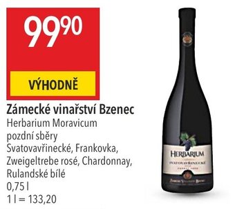 Globus Zámecké vinařství Bzenec nabídka