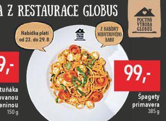 Globus Špagety primavera nabídka