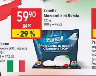 Globus Mozzarella sýr nabídka