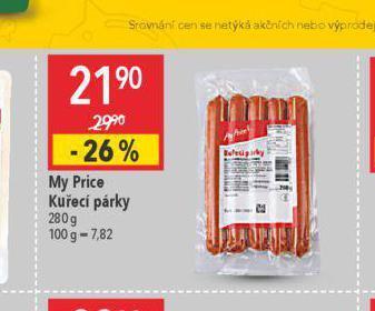 Globus Kuřecí párky nabídka