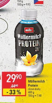 Globus Mullermilch protein nabídka