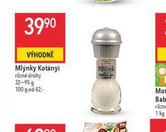 Globus Mlýnky kotányi nabídka