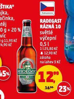 Penny Market Pivo radegast nabídka
