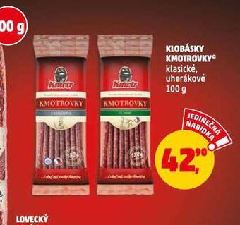 Penny Market Klobásky kmotrovky nabídka