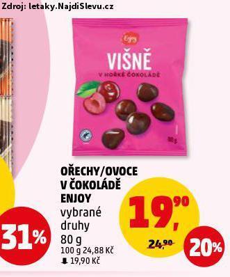Penny Market Ovoce v čokoládě nabídka