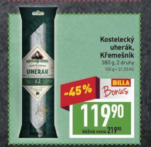 Billa Křemešník nabídka