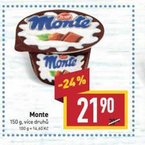 Billa Monte nabídka