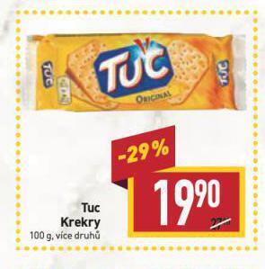 Billa Tuc krekry nabídka