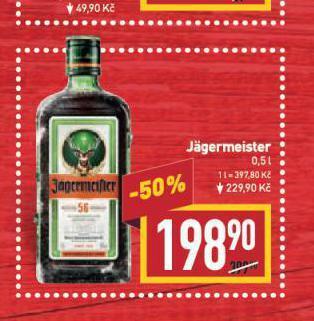 Billa Jagermeister nabídka