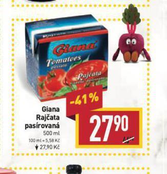 Billa Giana rajčata nabídka