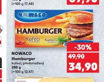Kaufland Nowaco hamburger nabídka