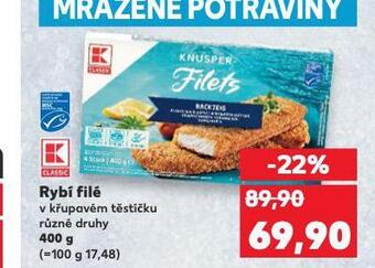 Kaufland Rybí filé nabídka