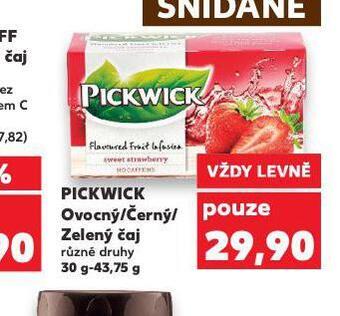 Kaufland Pickwick čaj nabídka