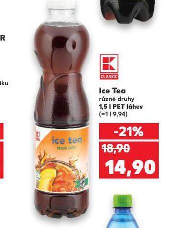 Kaufland Ice tea nabídka