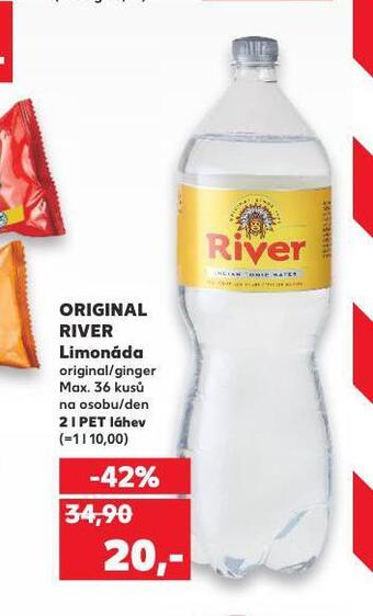Kaufland Original river limonáda nabídka
