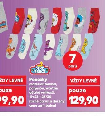 Kaufland Ponožky nabídka