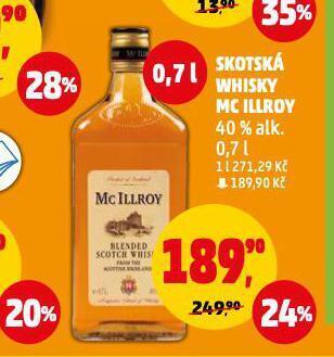 Penny Market Skotská whisky mc illroy nabídka