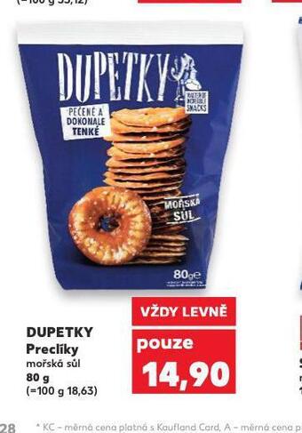 Kaufland Dupetky preclíky nabídka