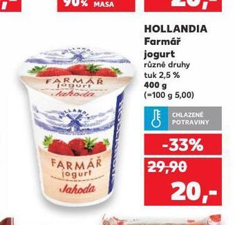 Kaufland Hollandia farmář jogurt nabídka
