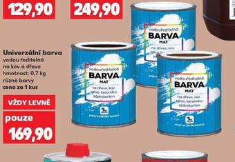 Kaufland Univerzální barva nabídka