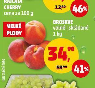 Penny Market Broskve nabídka