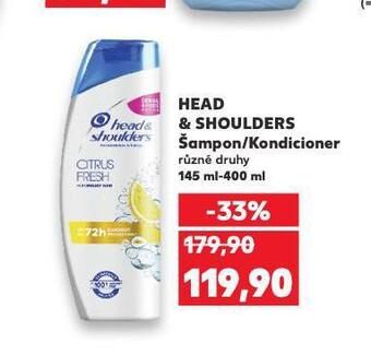 Kaufland Head&shoulders šampon nabídka