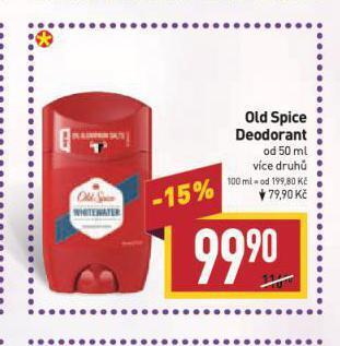 Billa Old spice deodorant nabídka