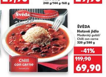 Kaufland Švéda hotové jídlo nabídka
