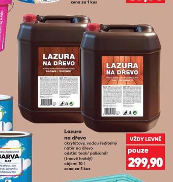 Kaufland Lazura na dřevo nabídka