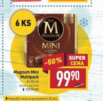 Billa Zmrzlina magnum nabídka