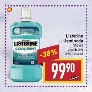 Billa Listerine ústní voda nabídka