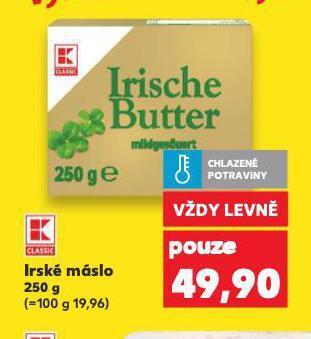 Kaufland Irské máslo nabídka