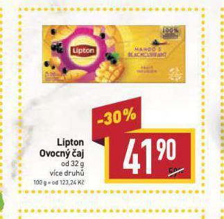 Billa Lipton čaj nabídka