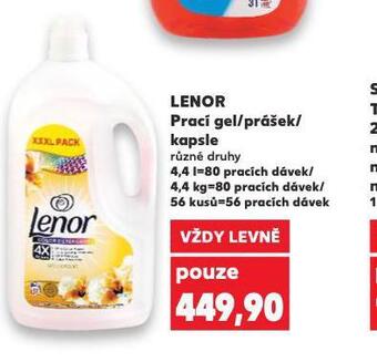 Kaufland Lenor prací prostředek nabídka