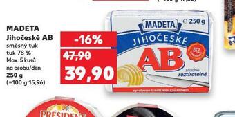 Madeta jihočeské ab