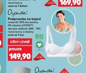 Kaufland Podprsenka na kojení nabídka