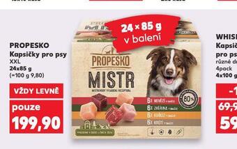 Kaufland Propesko kapsičky pro psy nabídka