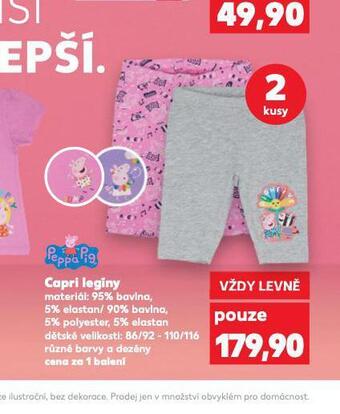 Kaufland Capri legíny nabídka