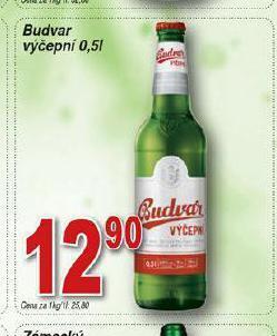 Hruška Pivo budvar nabídka