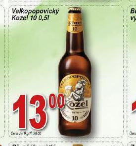 Hruška Pivo velkopopovický kozel nabídka