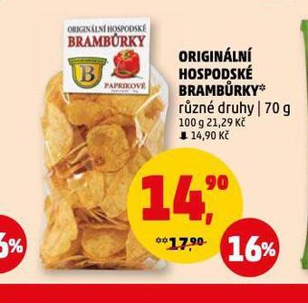 Penny Market Originální hospodské brambůrky nabídka